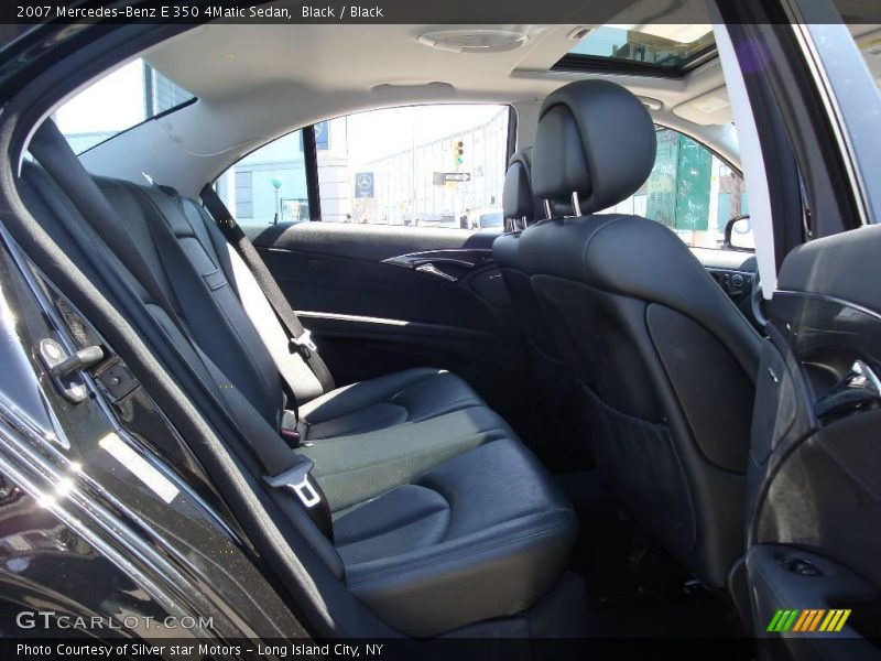 Black / Black 2007 Mercedes-Benz E 350 4Matic Sedan