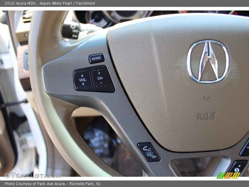 Aspen White Pearl / Parchment 2010 Acura MDX
