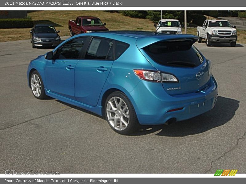 Celestial Blue Mica / Black 2011 Mazda MAZDA3 MAZDASPEED3