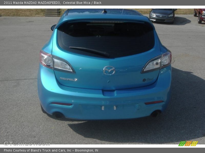 Celestial Blue Mica / Black 2011 Mazda MAZDA3 MAZDASPEED3