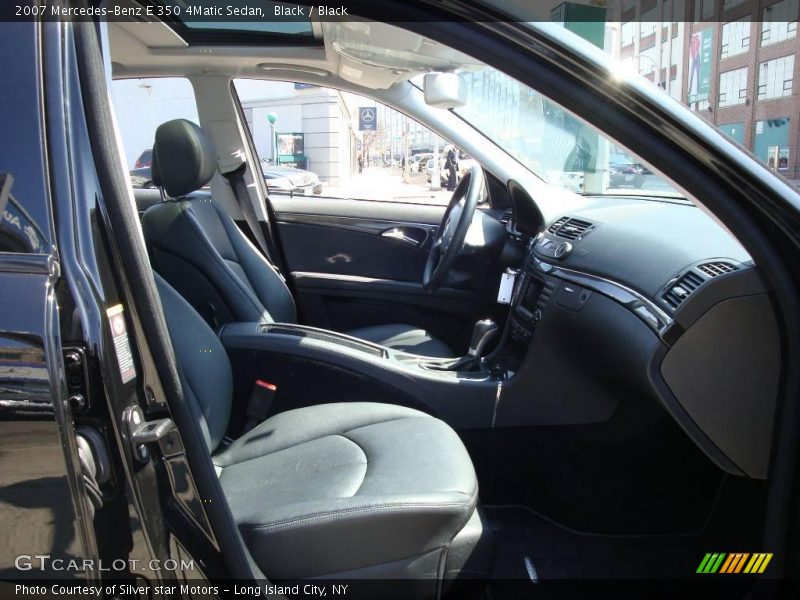 Black / Black 2007 Mercedes-Benz E 350 4Matic Sedan