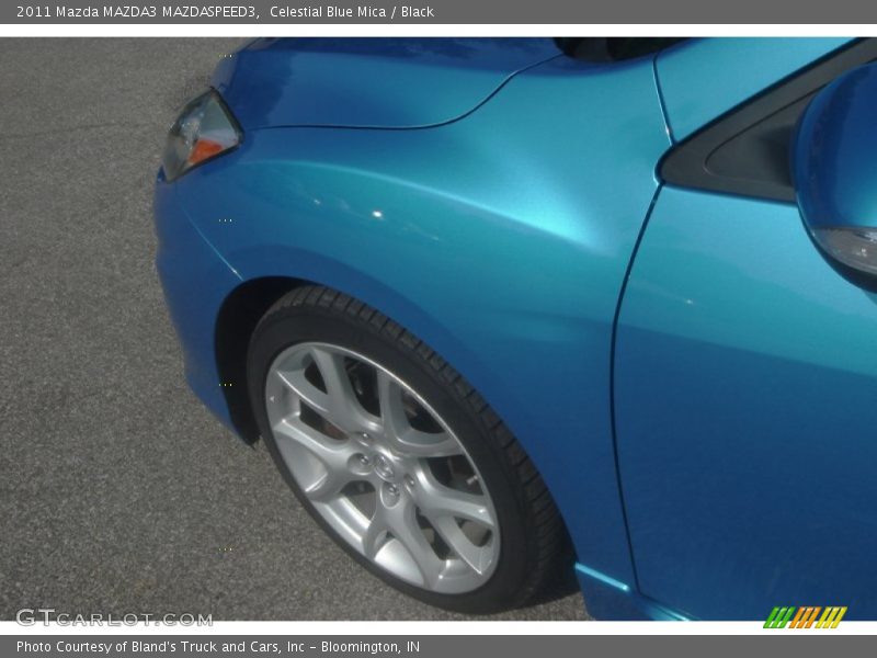 Celestial Blue Mica / Black 2011 Mazda MAZDA3 MAZDASPEED3