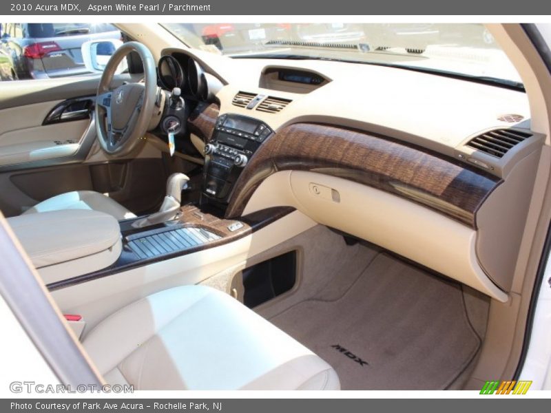 Aspen White Pearl / Parchment 2010 Acura MDX