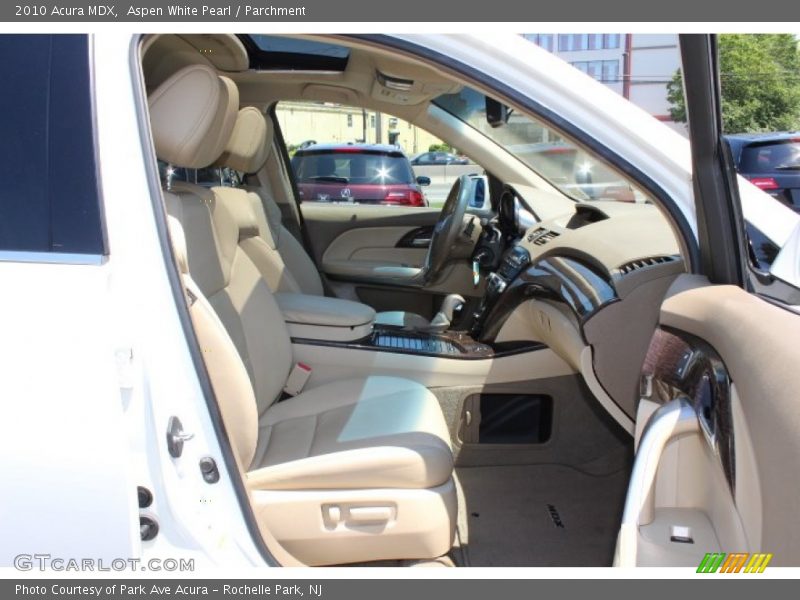 Aspen White Pearl / Parchment 2010 Acura MDX