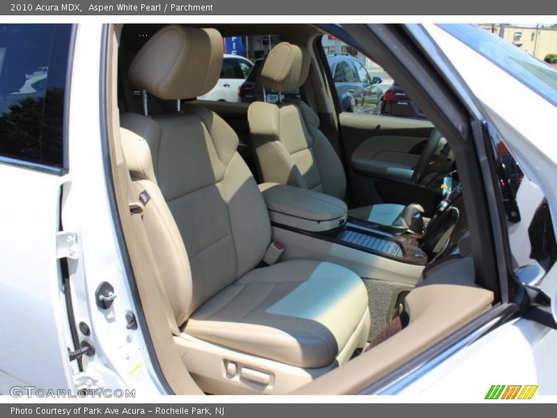 Aspen White Pearl / Parchment 2010 Acura MDX