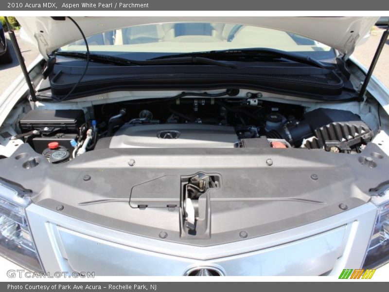 Aspen White Pearl / Parchment 2010 Acura MDX