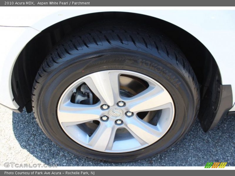 Aspen White Pearl / Parchment 2010 Acura MDX