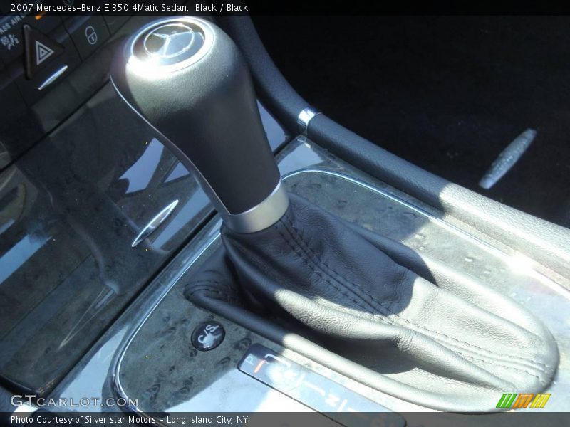 Black / Black 2007 Mercedes-Benz E 350 4Matic Sedan