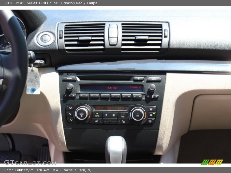Crimson Red / Taupe 2010 BMW 1 Series 128i Coupe
