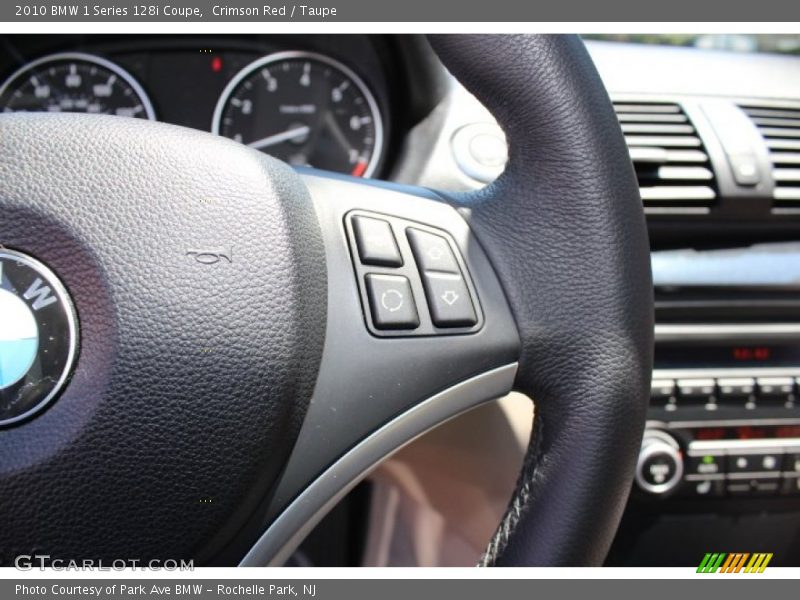 Crimson Red / Taupe 2010 BMW 1 Series 128i Coupe