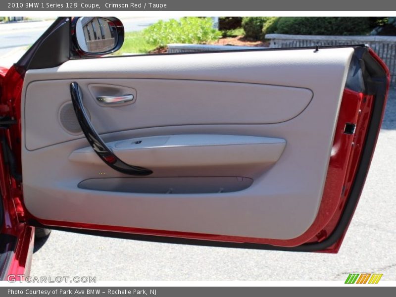 Crimson Red / Taupe 2010 BMW 1 Series 128i Coupe