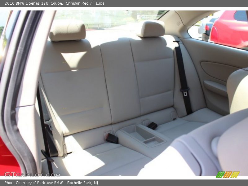 Crimson Red / Taupe 2010 BMW 1 Series 128i Coupe
