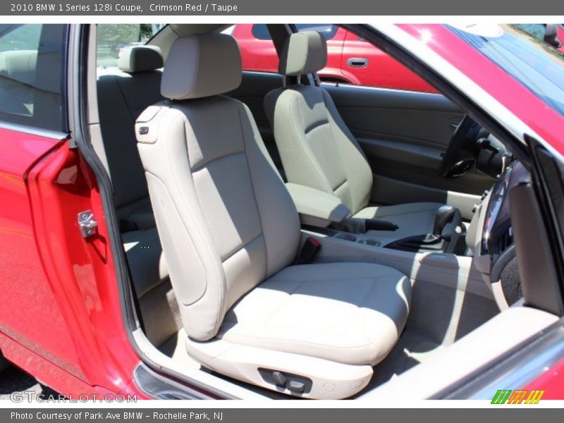 Crimson Red / Taupe 2010 BMW 1 Series 128i Coupe