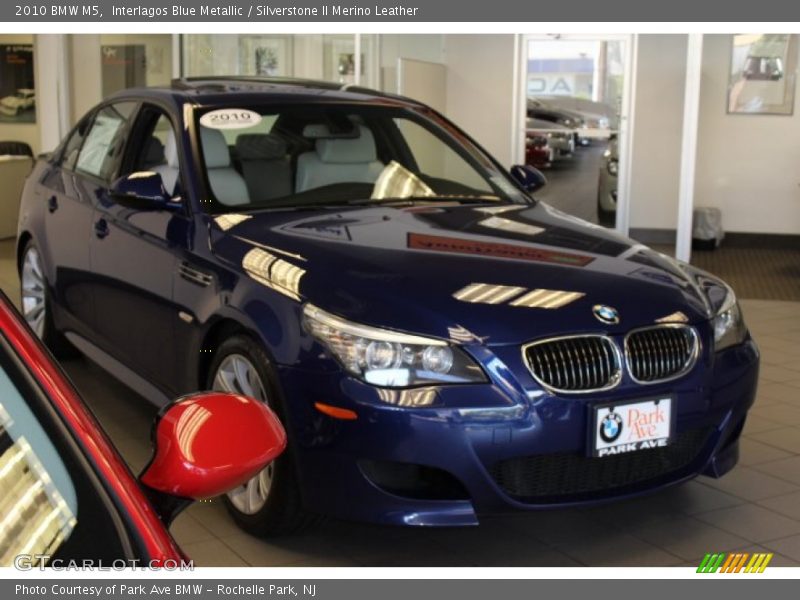 Interlagos Blue Metallic / Silverstone II Merino Leather 2010 BMW M5