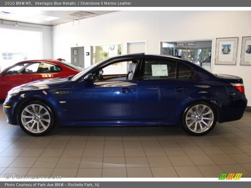 Interlagos Blue Metallic / Silverstone II Merino Leather 2010 BMW M5