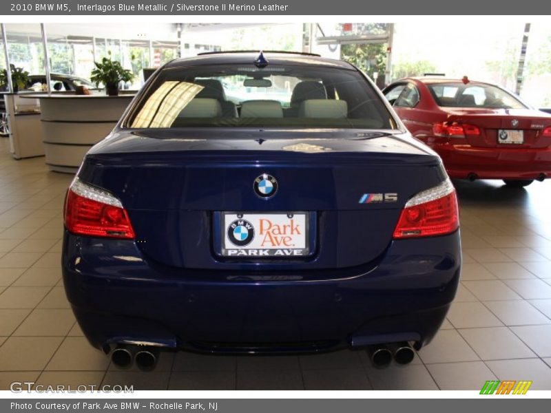 Interlagos Blue Metallic / Silverstone II Merino Leather 2010 BMW M5