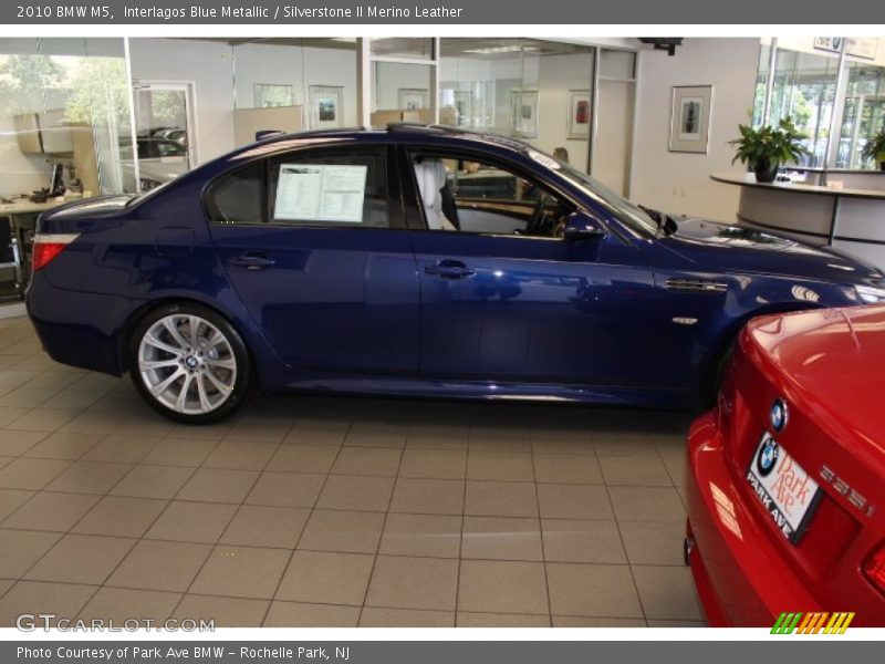 Interlagos Blue Metallic / Silverstone II Merino Leather 2010 BMW M5