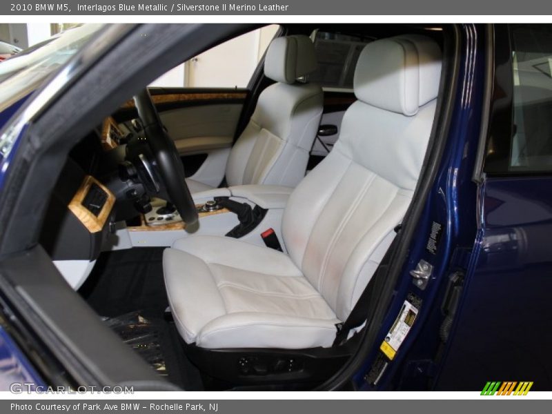 Front Seat of 2010 M5 