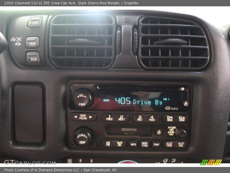 Dark Cherry Red Metallic / Graphite 2003 Chevrolet S10 LS ZR5 Crew Cab 4x4