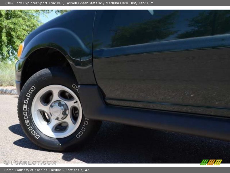 Aspen Green Metallic / Medium Dark Flint/Dark Flint 2004 Ford Explorer Sport Trac XLT