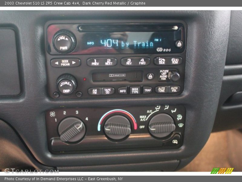 Dark Cherry Red Metallic / Graphite 2003 Chevrolet S10 LS ZR5 Crew Cab 4x4