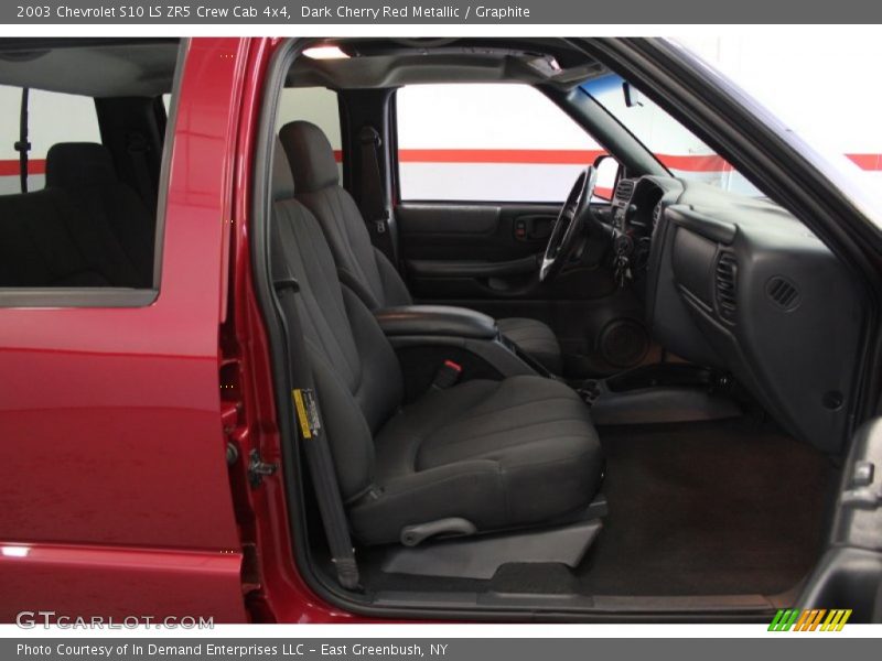 Dark Cherry Red Metallic / Graphite 2003 Chevrolet S10 LS ZR5 Crew Cab 4x4