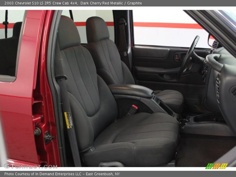 Dark Cherry Red Metallic / Graphite 2003 Chevrolet S10 LS ZR5 Crew Cab 4x4