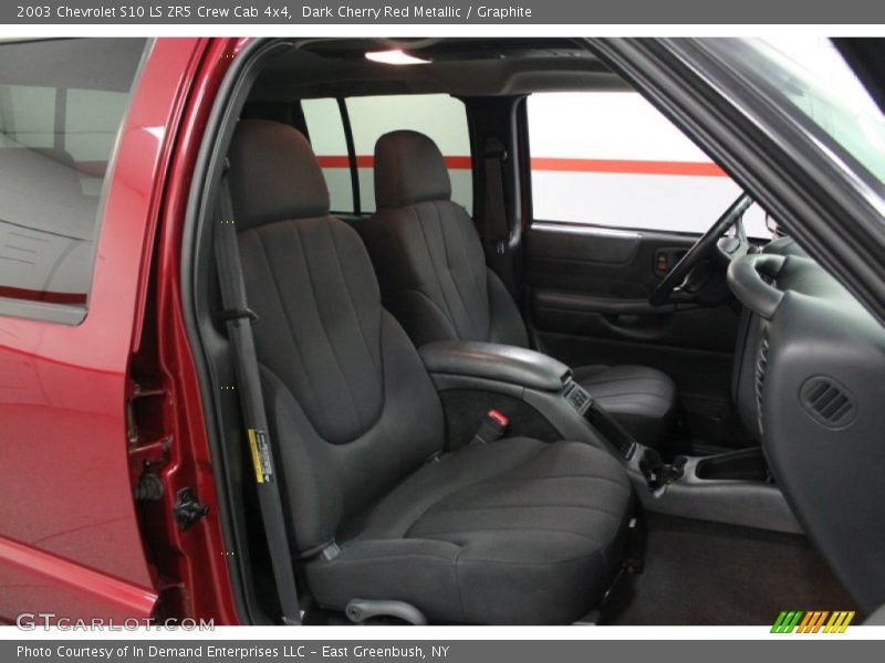 Dark Cherry Red Metallic / Graphite 2003 Chevrolet S10 LS ZR5 Crew Cab 4x4