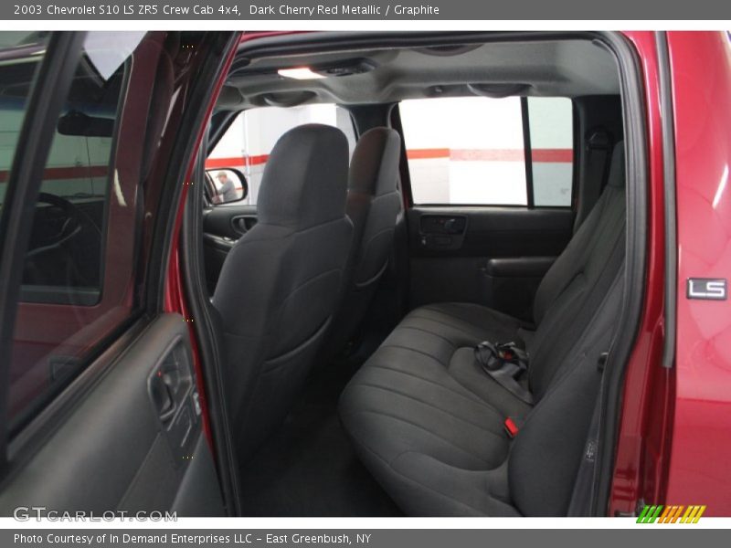 Dark Cherry Red Metallic / Graphite 2003 Chevrolet S10 LS ZR5 Crew Cab 4x4
