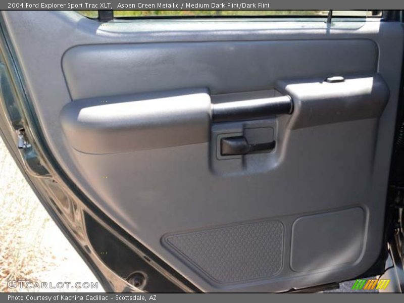 Aspen Green Metallic / Medium Dark Flint/Dark Flint 2004 Ford Explorer Sport Trac XLT