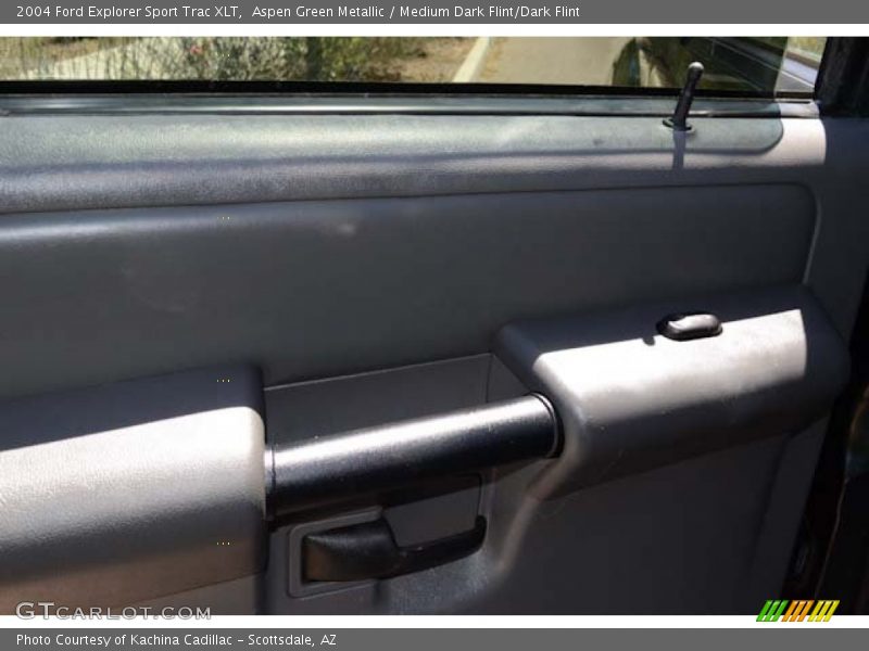 Aspen Green Metallic / Medium Dark Flint/Dark Flint 2004 Ford Explorer Sport Trac XLT