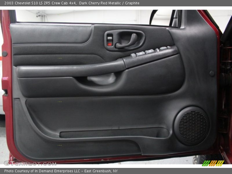 Dark Cherry Red Metallic / Graphite 2003 Chevrolet S10 LS ZR5 Crew Cab 4x4