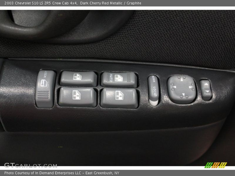 Dark Cherry Red Metallic / Graphite 2003 Chevrolet S10 LS ZR5 Crew Cab 4x4