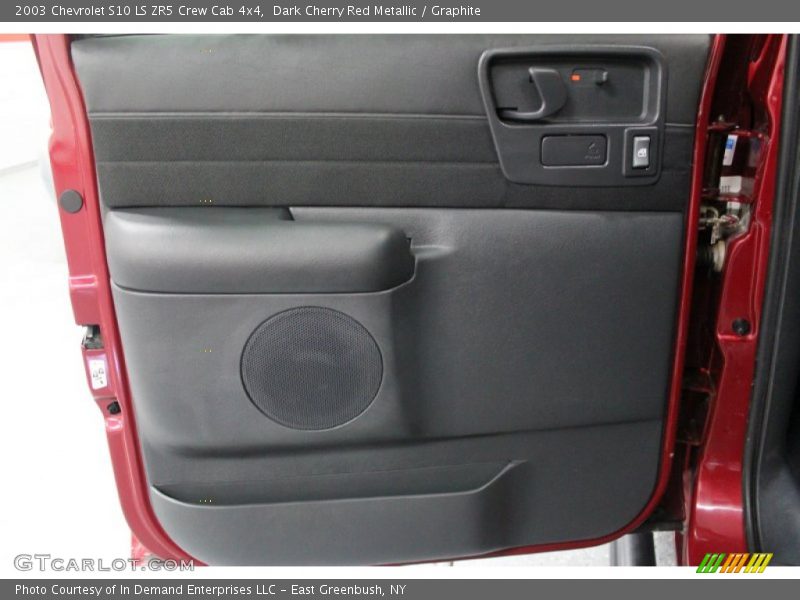 Dark Cherry Red Metallic / Graphite 2003 Chevrolet S10 LS ZR5 Crew Cab 4x4