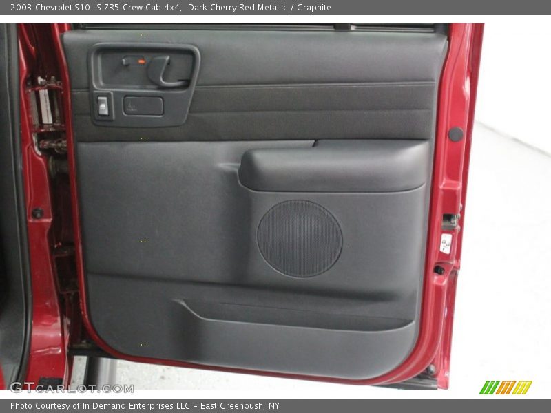 Dark Cherry Red Metallic / Graphite 2003 Chevrolet S10 LS ZR5 Crew Cab 4x4