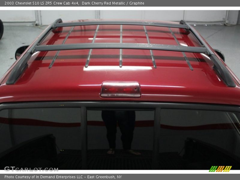 Dark Cherry Red Metallic / Graphite 2003 Chevrolet S10 LS ZR5 Crew Cab 4x4