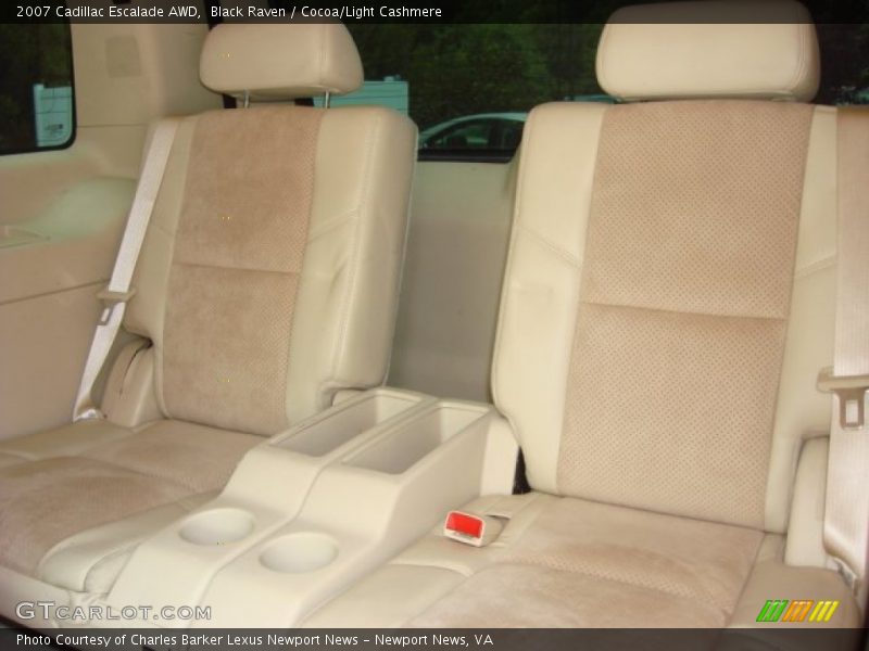 Black Raven / Cocoa/Light Cashmere 2007 Cadillac Escalade AWD