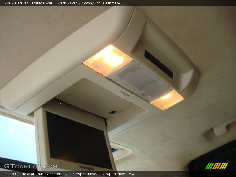 Black Raven / Cocoa/Light Cashmere 2007 Cadillac Escalade AWD