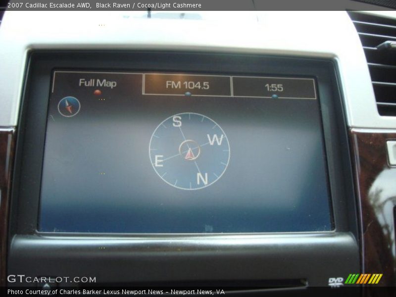 Black Raven / Cocoa/Light Cashmere 2007 Cadillac Escalade AWD