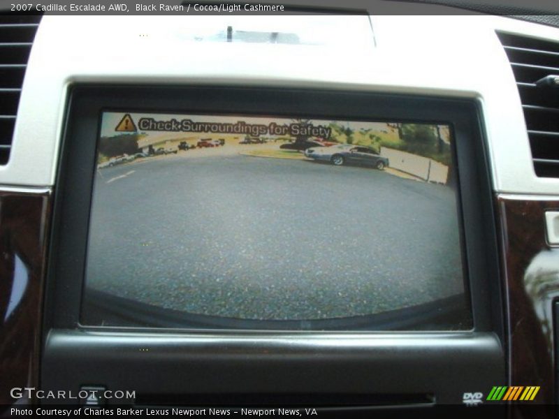 Black Raven / Cocoa/Light Cashmere 2007 Cadillac Escalade AWD