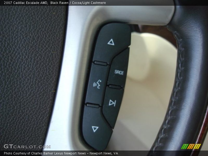 Black Raven / Cocoa/Light Cashmere 2007 Cadillac Escalade AWD