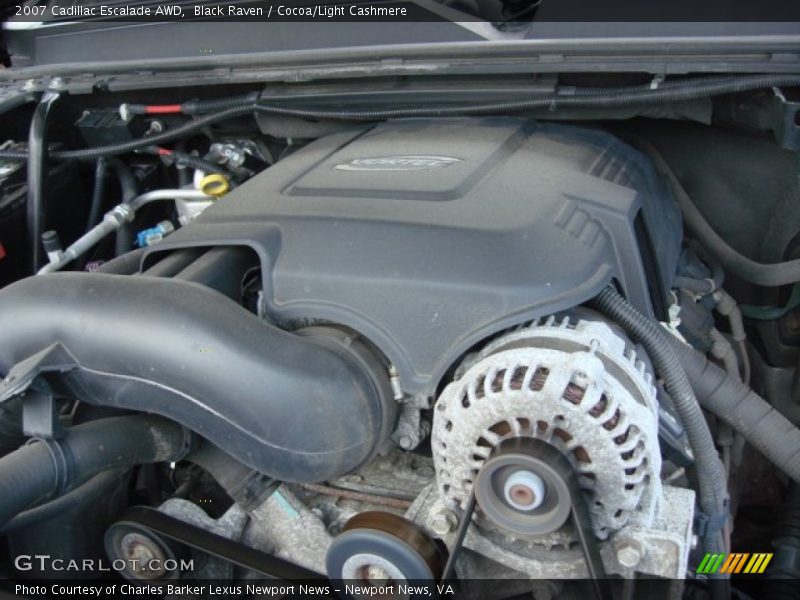 Black Raven / Cocoa/Light Cashmere 2007 Cadillac Escalade AWD
