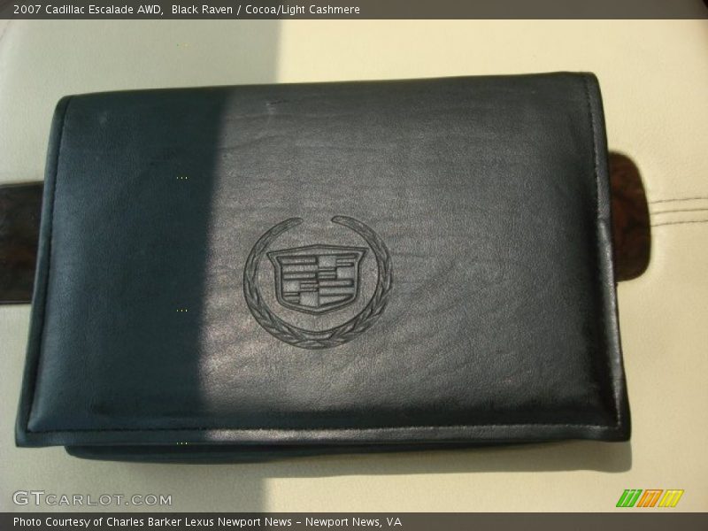 Black Raven / Cocoa/Light Cashmere 2007 Cadillac Escalade AWD
