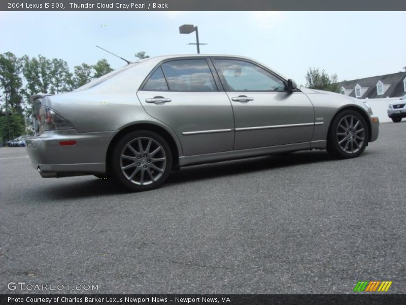 Thunder Cloud Gray Pearl / Black 2004 Lexus IS 300