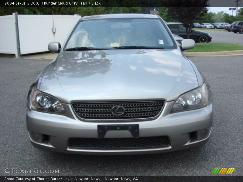 Thunder Cloud Gray Pearl / Black 2004 Lexus IS 300