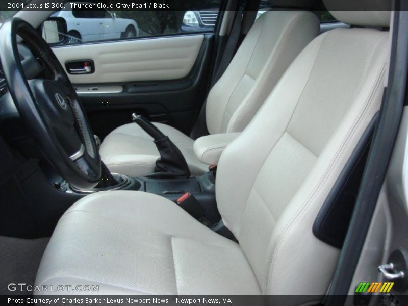 Thunder Cloud Gray Pearl / Black 2004 Lexus IS 300