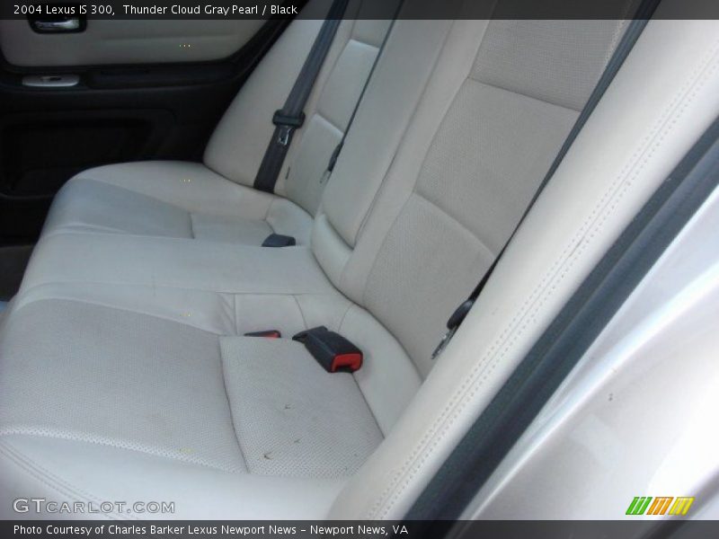 Thunder Cloud Gray Pearl / Black 2004 Lexus IS 300
