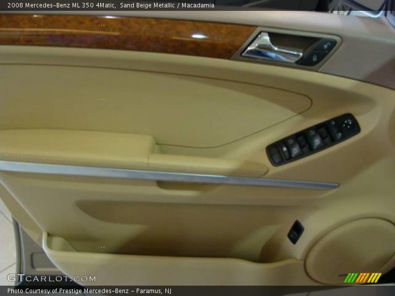 Sand Beige Metallic / Macadamia 2008 Mercedes-Benz ML 350 4Matic
