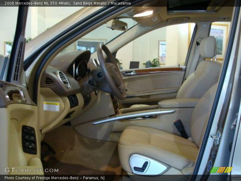 Sand Beige Metallic / Macadamia 2008 Mercedes-Benz ML 350 4Matic