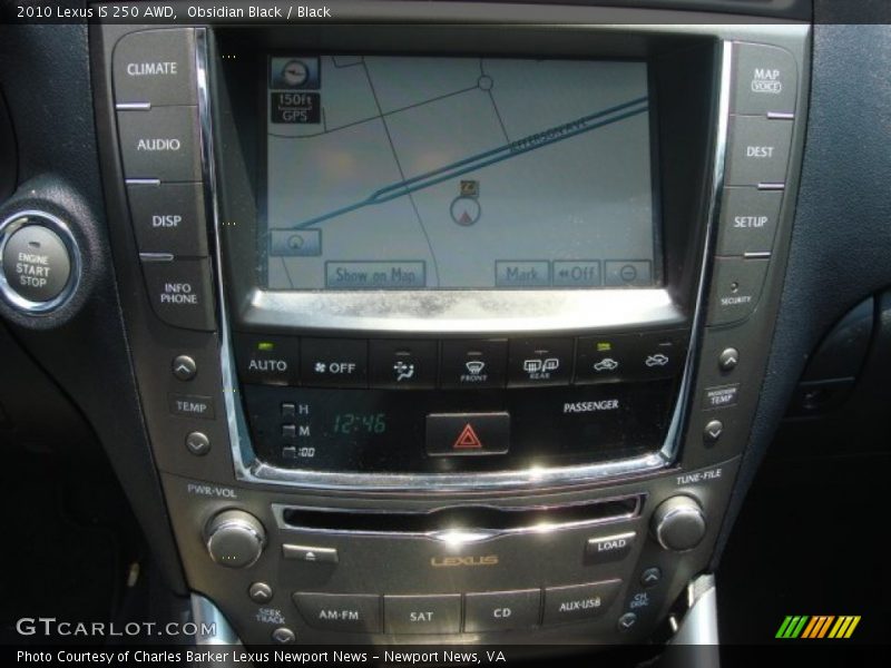 Obsidian Black / Black 2010 Lexus IS 250 AWD